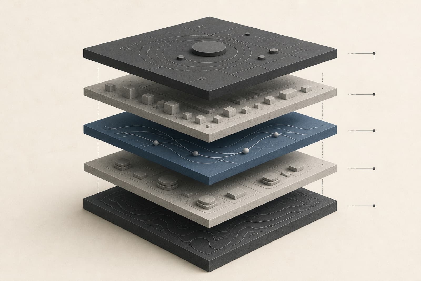 Five stacked layers — the agent’s body assembled the same way on every turn.